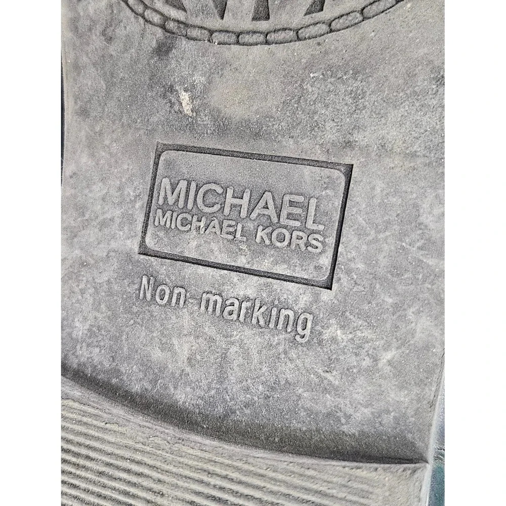 Michael Kors Parson 15 Women's Size 5‎ Black Boots Zip Up Stretch PM-36-FO